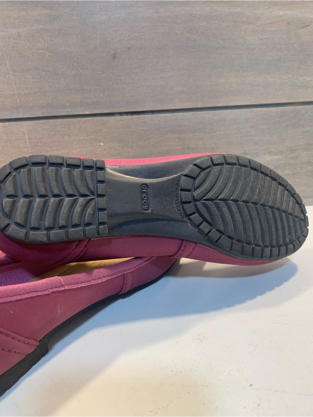 Crocs Womens Marin Color Lite Flats Plum Size 6 Casual Business Preppy Minimal - Picture 8 of 9